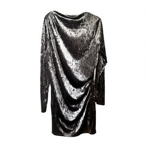 H&M Shimmering Silver Dress
